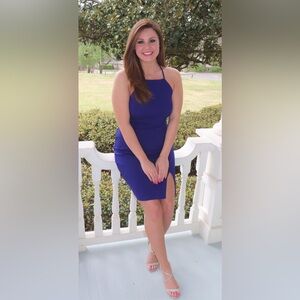 Ralph Lauren royal blue dress